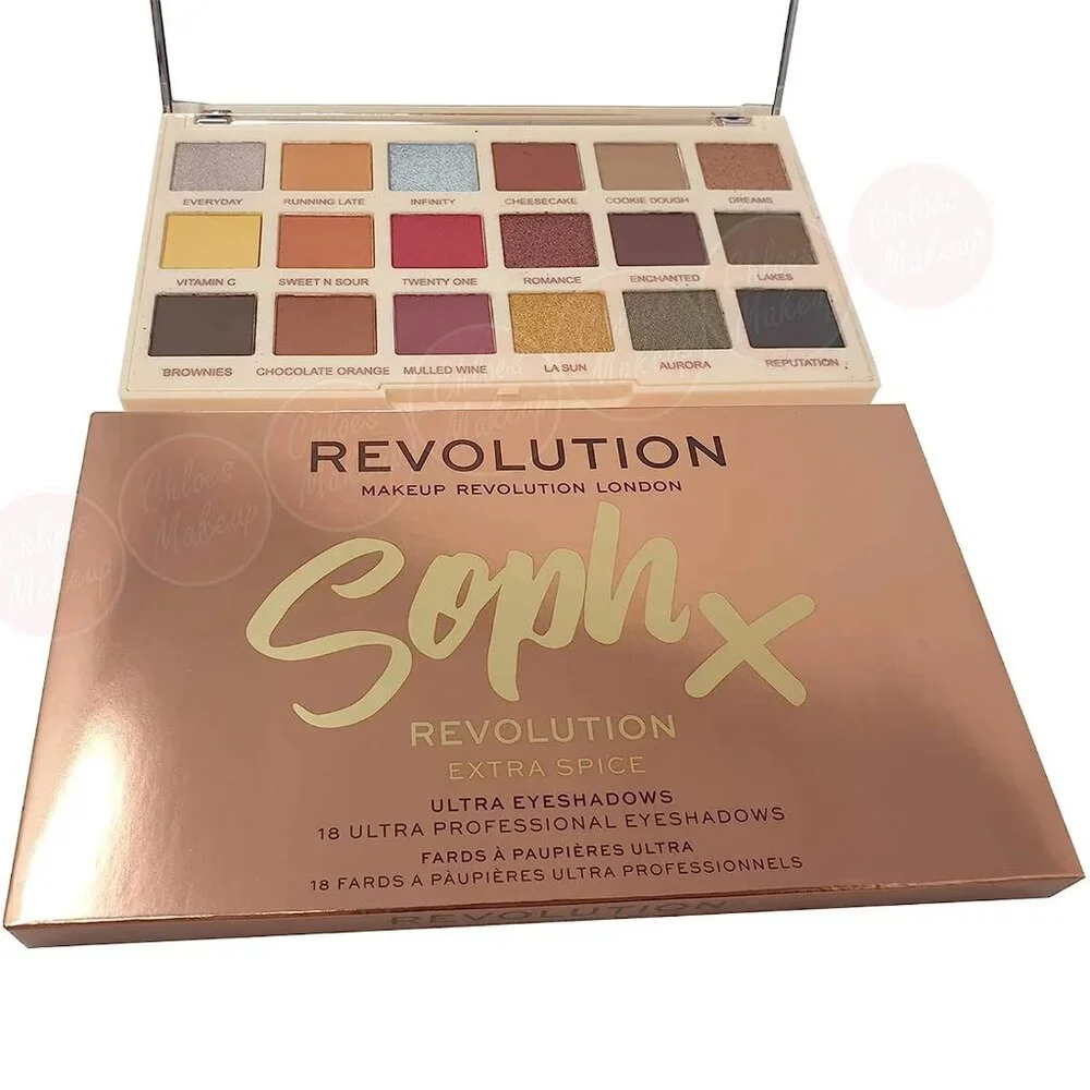 NWT Makeup Revolution Eyeshadow Palette, Soph X Extra Spice